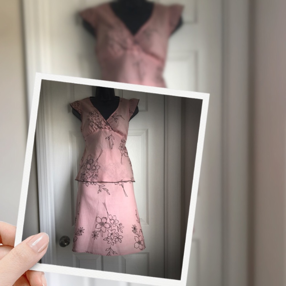 Skirt Set- Rose
